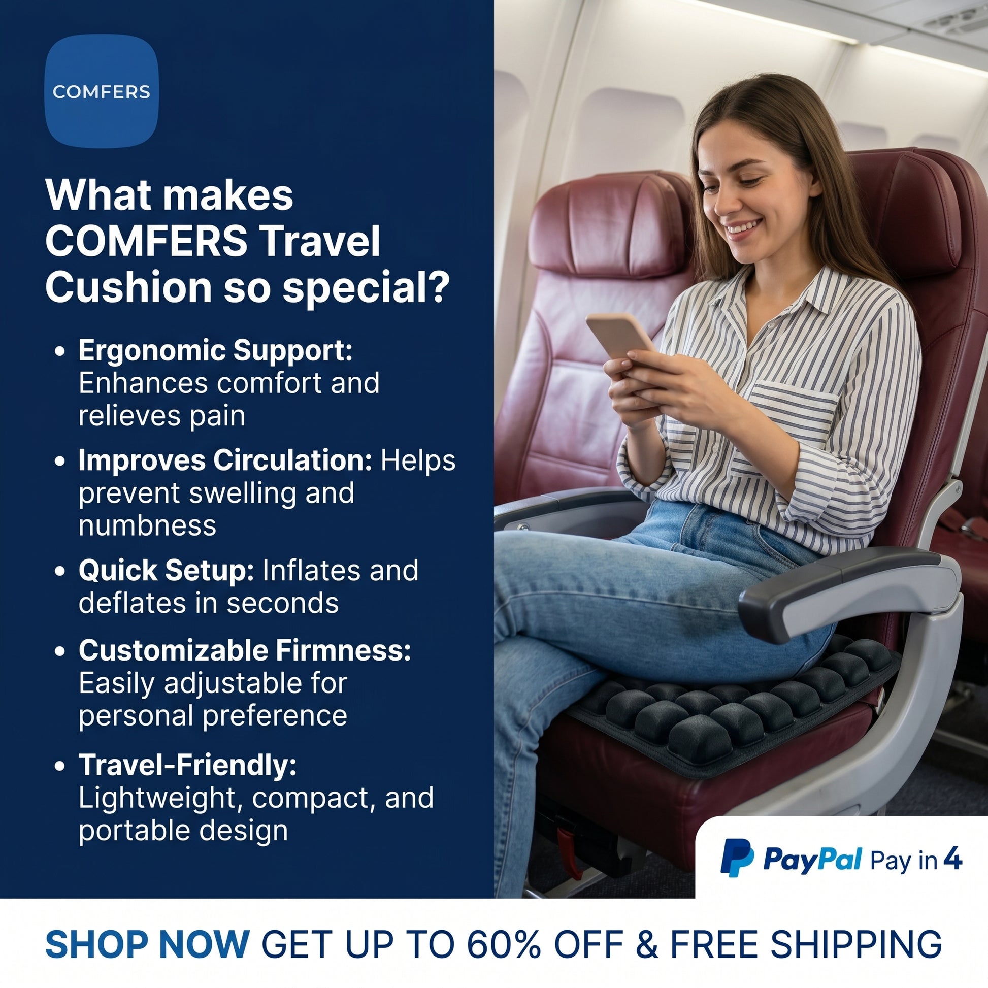 COMFERS Travel Cushion